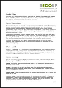 Recoup Energy Solutions Ltd - Cookie Policy