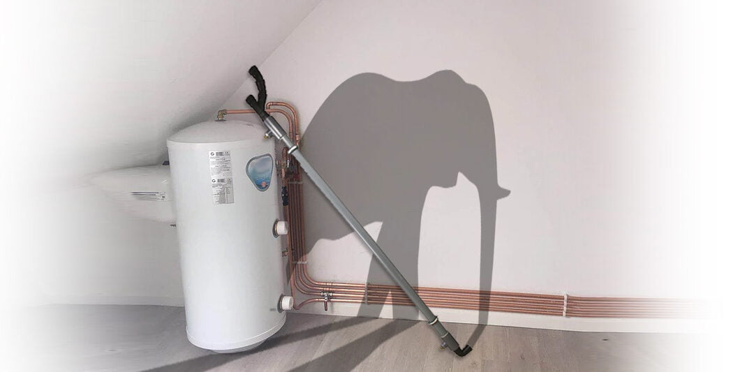 Residential Decarbonisation with ASHPs: Is there a DHW cylinder-shaped elephant in the room?